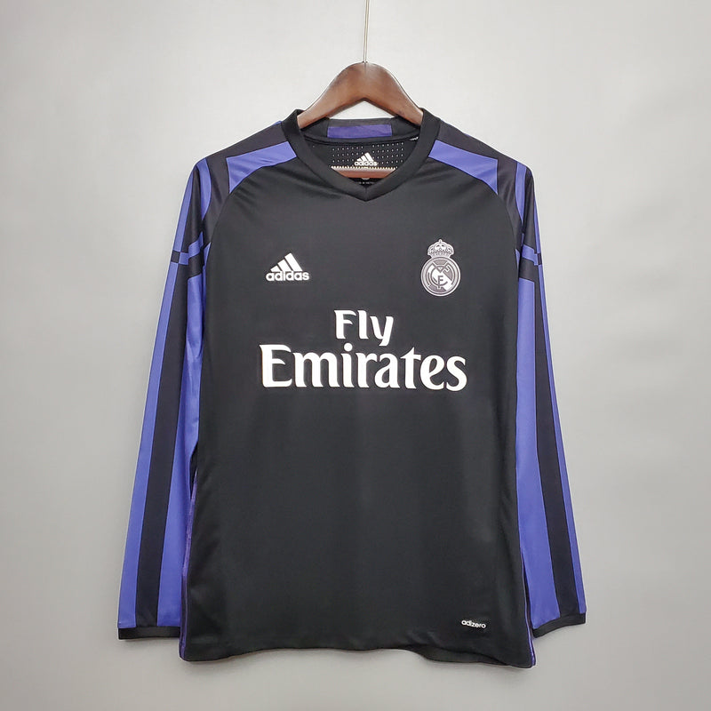 Camisa Adidas Real Madrid III 15/16 - Retrô Manga Longa