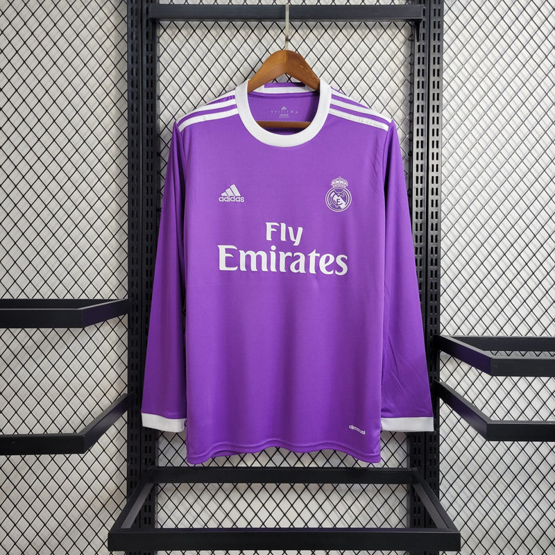 Camisa Adidas Real Madrid III 17/18 - Manga Longa Retrô